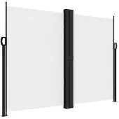 vidaXL Store latéral extensible blanc 180x1000 cm