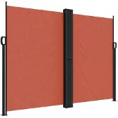 vidaXL Marquise latérale extensible rouge terracotta 180x1200 cm