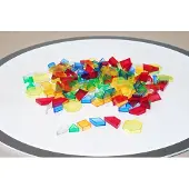 TickiT Blocs à motifs creux , 3 ans, acrylique, translucide, multicolore