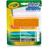 Crayola Stylos Dry Wipeoffs avec essuie-glace, 5p.