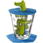 Leonardo Set de Verres pour Enfant Leonardo Krokodil (3-pièces)