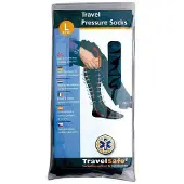 Travelsafe Pressure socks, chaussettes de compression, noir