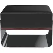Red Edition Stellar Tabouret Black Leather