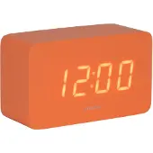 Karlsson - Réveil Spry Tube - Orange - 10 x 4,3 x 5,9 cm