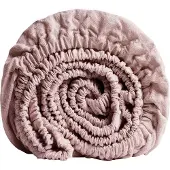 Yumeko - Drap housse - Lin Lavé - 160x200x30 - Rose