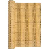vidaXL Paravent de balcon marron clair 400x80 cm résine tressée