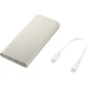Samsung Banque d'alimentation Battery Pack 10000mAh, 2x USB-C, 25W PD, SFC, Beige