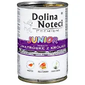 Dolina Noteci Premium Junior - Riche en foie de lapin pour chiots et jeunes chiens de moyennes et grandes races - 400g