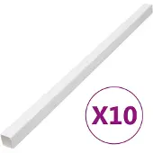 vidaXL Tuyaux d'installation 60x40 mm 10 m PVC