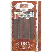 Cuba - Coffret classique Gold EDT 35 ml, Orange EDT 35 ml, Red EDT 35 ml, Blue EDT 35 ml 140ml