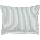 Beliani Coussin Sebrine 40 X 60 Cm À Rayure Vert Menthe