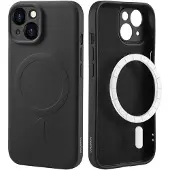 IMoshion Coque Couleur avec MagSafe pour Apple iPhone 15 - Noir