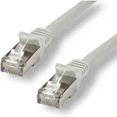 MCL - Cordon de raccordement - RJ-45 (M) pour RJ-45 (M) - 20 m - 6.2 mm - SFTP - CAT 7 - sans halogène, moulé, sans crochet - gris