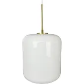 Dyberg Larsen Suspension , Silvia, dimmable, Blanc, Salon / séjour, Verre, Design