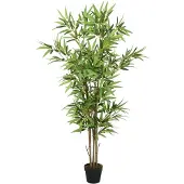 vidaXL Bambou artificiel 368 feuilles 80 cm vert