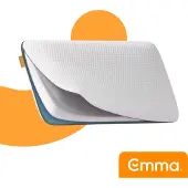 Emma L'oreiller Diamond - 80x40 cm - Hauteur réglable et confort de couchage - Refroidit et régule la température