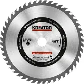 Kreator Lame de scie pour Bois 250 x 30 x 3 mm 48T