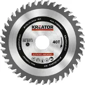 Kreator 115x20x2.0 Mm 40t Lame de scie circulaire Pour bois Argent Argent One Size