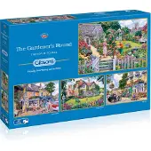 Gibsons Gardener's Day Puzzle 4x500 pièces
