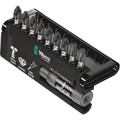 Wera Assortiment d'embouts Bit-Check Impaktor, 10 pièces, PZ
