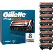 Gillette Lames de rasoir manuelles, paquet de 8, format XL