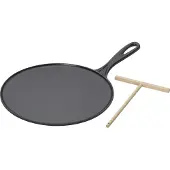 Le Creuset Poêle à crêpes 27 cm, noir
