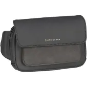 Kapten & Son Sac à bandoulière 'Visby All Black' gris foncé / noir