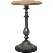 vidaXL Table d'appoint Bois de sapin massif 40 x 64 cm Marron
