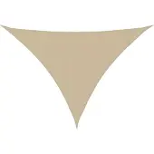 vidaXL Voile de parasol Tissu Oxford triangulaire 4x5x6,4 m beige