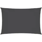 vidaXL Voile de parasol Tissu Oxford rectangulaire 5x7 m Anthracite