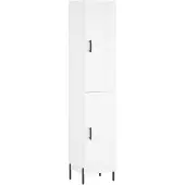 vidaXL Highboard blanc 34,5x34x180 cm Bois composite