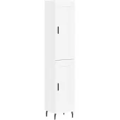 vidaXL Highboard blanc 34,5x34x180 cm Bois composite