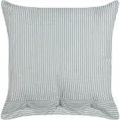 Beliani Coussin Sebrine 45 X 45 Cm À Rayure Vert Menthe