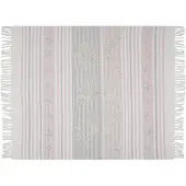 Beliani Couverture Kaman Tissu 125 X 150 Cm Rose