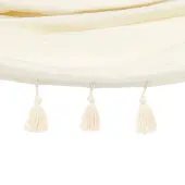 Beliani Hamac Vercelli Coton Blanc