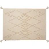 Beliani Couverture Morbi Coton 130 X 180 Cm Beige