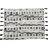 Beliani Couverture Unnao Coton 130 X 180 Cm Blanc