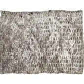 Beliani Couvre-Lits Macodes Fourrure Synthétique 150 X 200 Cm Gris