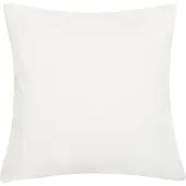 Beliani Coussin Peperomia Coton 45 X 45 Cm Motif De Plante Blanc