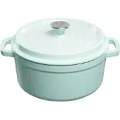 Grand Feu cocotte en fonte émaillée 4,7l en bleu clair