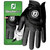Footjoy Weathersof Golf Black Main gauche L Gants pour hommes