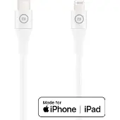 BlueBuilt USB-C vers Lightning Câble 3 m Nylon Blanc