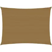 vidaXL Voile d'ombrage 160 g/m² Taupe 4x5 m PEHD