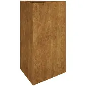 vidaXL Jardinière 50x43x75 cm acier corten