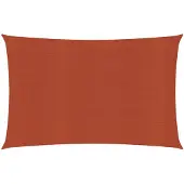 vidaXL Store 160 g/m² rouge terracotta 3x4,5 m HDPE