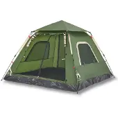 vidaXL Tente de camping dôme 5 personnes Vert Quick Release