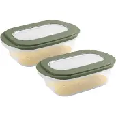 Sunware boîte à fromage avec plateau transp./vert