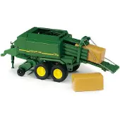BRUDER Presse JOHN DEERE - Botteleuse - 39 cm - Verte - Accessoire série PRO