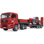 BRUDER Man Tga Gondola With Telescopic Manitou Mlt 633 Doré Enfants