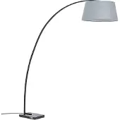Beliani Lampadaire en métal gris Benue